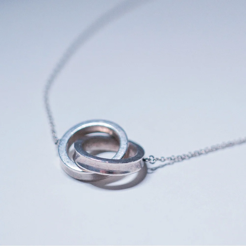 Tiffany Interlocking Rings Necklace - Picture 2 of 5